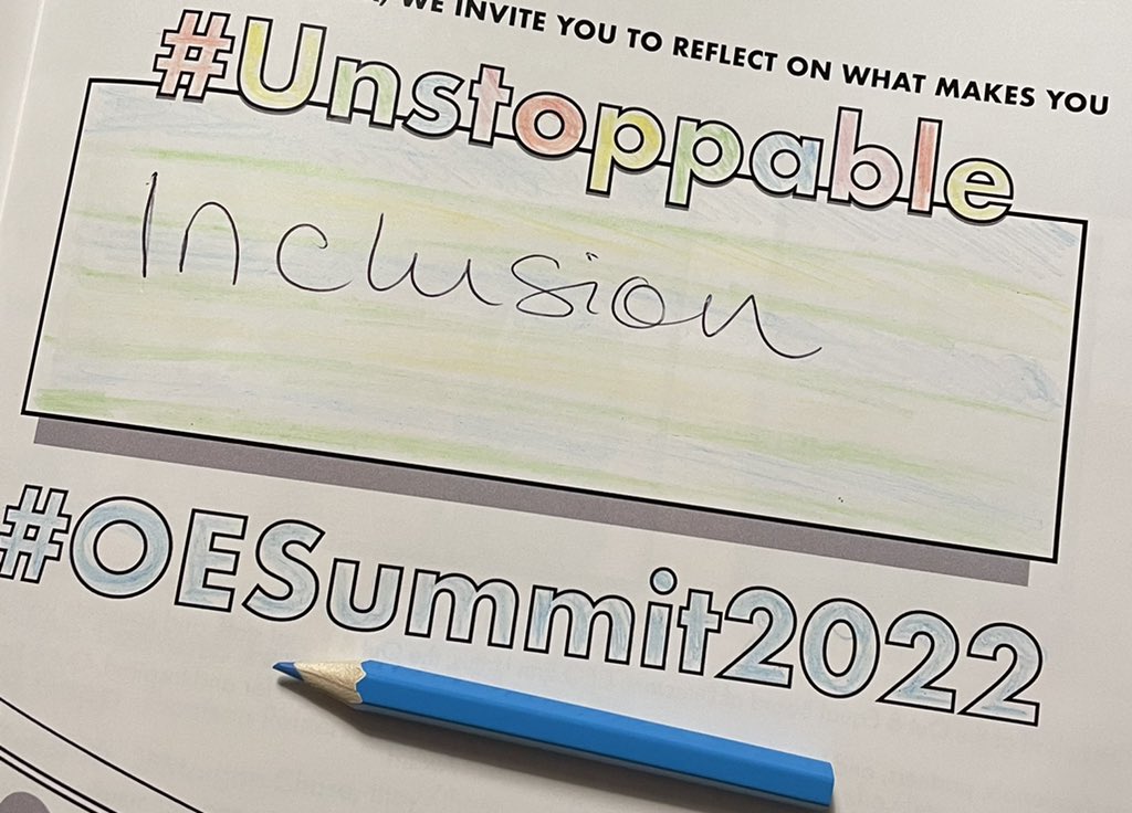 I believe when we are included, we are #unstoppable!! 

How are you building inclusion in your organizations 

#OESummit2022 — come to Inclusion is an Action to learn how @NSAGov does it!