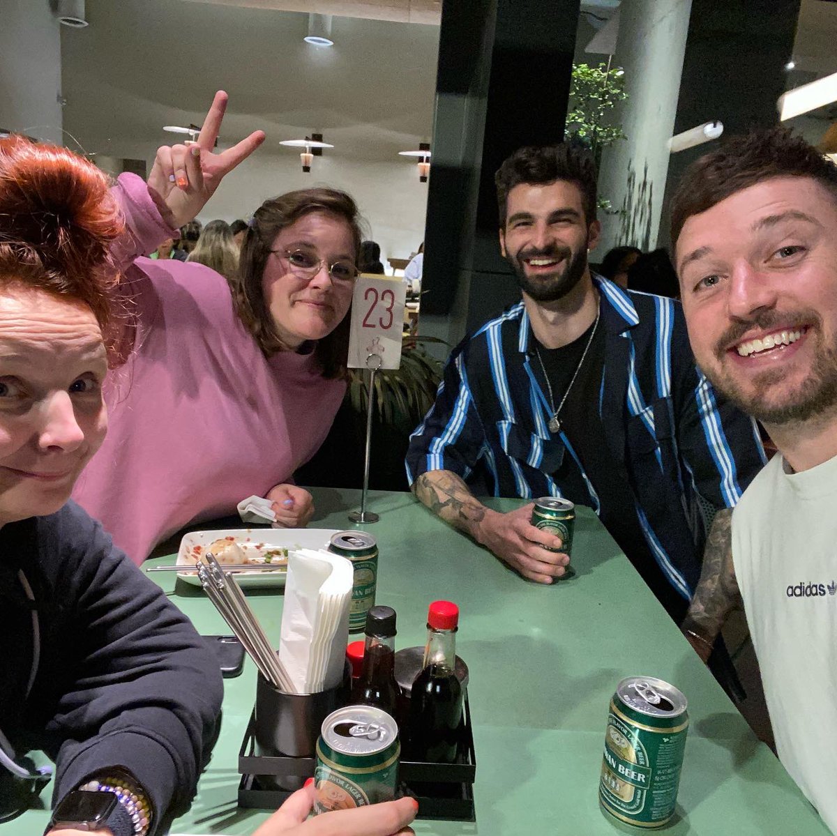 Day 1 in LA at the Adobe Express Summit was amazing! Highlight for me was getting to meet &amp; spend time with all the other amazing Ambassadors from around the world including <a href="/philpallen/">Phil Pallen</a> <a href="/TheLucasOKeefe/">Lucas O'Keefe</a> @Smaracuja &amp; more! Today is our first day at Adobe Max! 🥳 #Adobemax