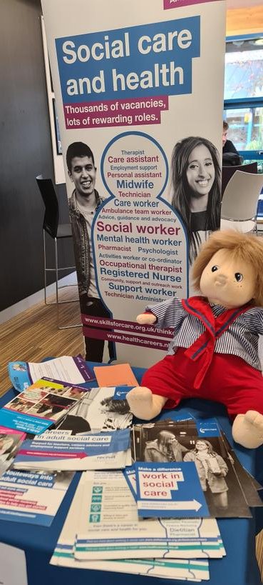 Busy day at Leeds Trinity University Careers day. So good to hear so many are interested in health and social care careers.