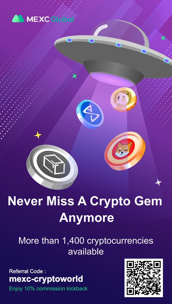 CryptoWorld_JC's tweet photo. Referral Code: mexc-cryptoworld

https://t.co/IahRTTCdQX https://t.co/As0UA185yG