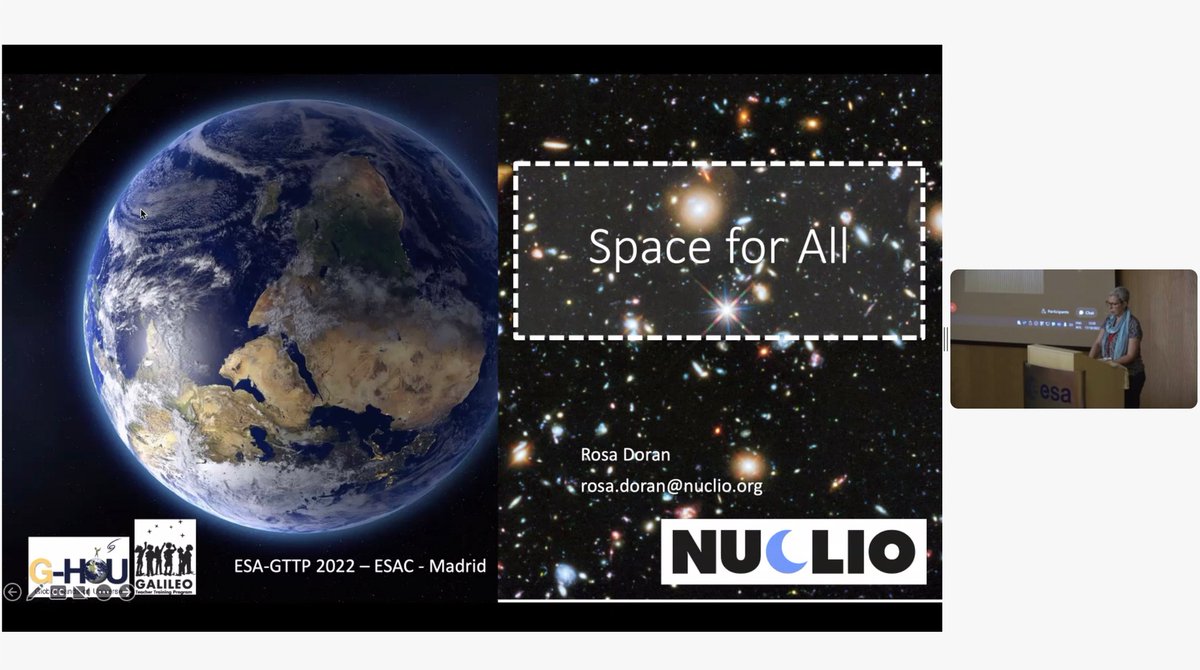 POLAR STAR Project (@polarstarproje1) on Twitter photo 📌The Polar Star project was present at the #ESA_GTTP2022! 
Rosa Doran presented "Space for All", as well as several projects including the Polar Star project!
<a href="/galileoteachers/">Galileo Teachers</a> <a href="/nuclio_pt/">NUCLIO</a> <a href="/esa_cesar_es/">CESAR Educación Astronómica</a> <a href="/esa_es/">ESA España</a> <a href="/esa/">European Space Agency</a> <a href="/intaespana/">INTA</a> <a href="/Isdefe_/">Isdefe</a> 📌The Polar Star project was present at the #ESA_GTTP2022! 
Rosa Doran presented "Space for All", as well as several projects including the Polar Star project!
<a href="/galileoteachers/">Galileo Teachers</a> <a href="/nuclio_pt/">NUCLIO</a> <a href="/esa_cesar_es/">CESAR Educación Astronómica</a> <a href="/esa_es/">ESA España</a> <a href="/esa/">European Space Agency</a> <a href="/intaespana/">INTA</a> <a href="/Isdefe_/">Isdefe</a>