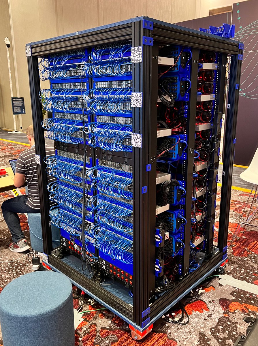 GeraldVenzl's tweet image. Are you ready to rock’n’roll this year’s #Oracle #CloudWorld? Our 1,050 nodes #RaspberryPi cluster for sure is! Ah, it’s good to see it again :)