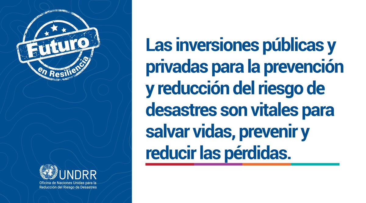 UNDRR_Americas's tweet photo. Según el informe #RAR21 de @UNDRR el 53% de las pérdidas económicas globales por desastres en los últimos 20 años se produjo en #AméricaLatina y el #Caribe, lo que representa una pérdida del 1,5% del PIB de la región.
📘 Conoce más: https://t.co/sy20izYVtC
#FuturoEnResiliencia https://t.co/C6Le1oTKGY