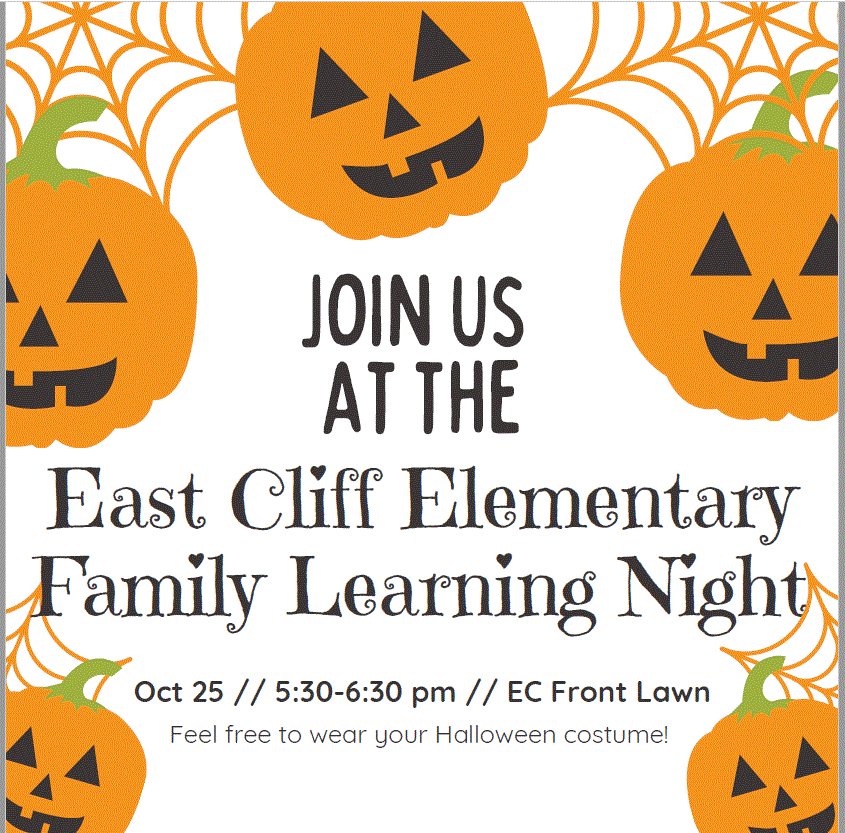 EClilcats1's tweet photo. Mark your calendars! Family Learning Night is October 25! https://t.co/MdbM2r7JW1