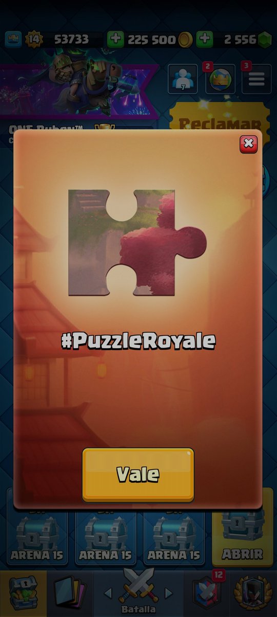 ORubentm's tweet photo. @ClashRoyale Acabo de entrar y me salió esta https://t.co/48AP6NHmDl