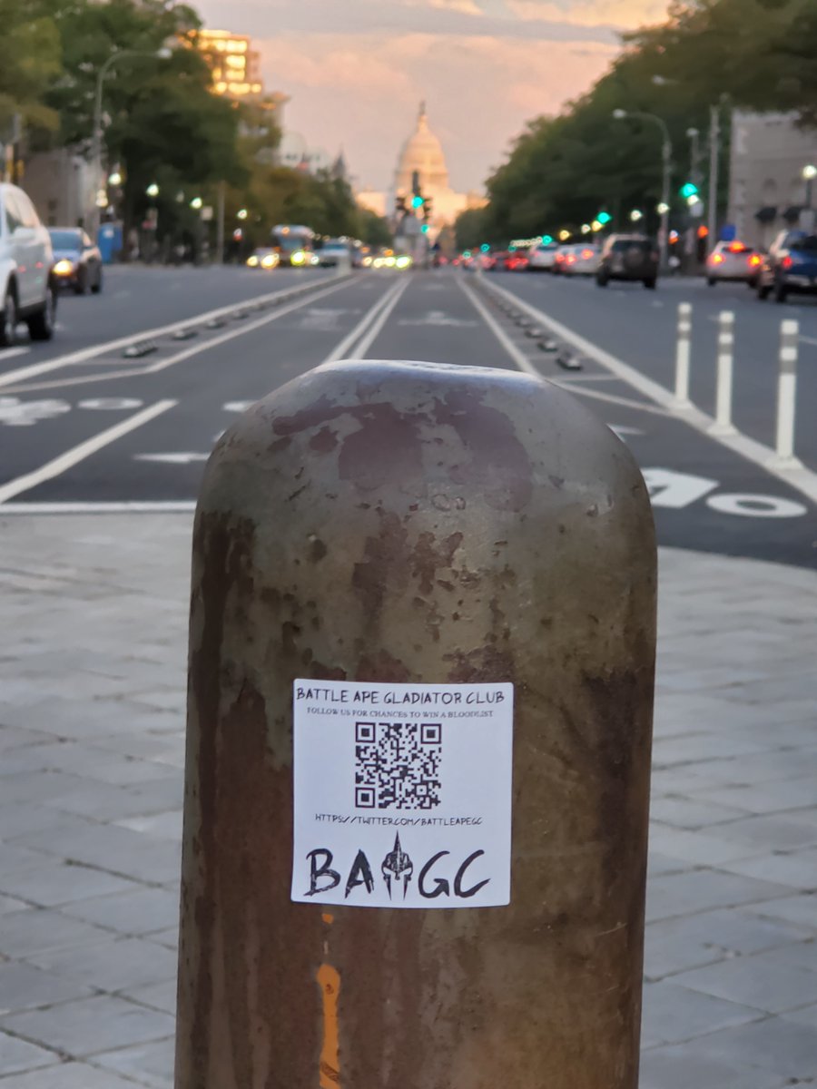 BattleApeGC's tweet photo. If you find a Battle Ape Gladiator Club sticker in the wild. Take a picture and tag us or DM us with picture to get automatic Bloodlist!
#bloodlist #whitelist #nft #otherside https://t.co/IdtRmXNLg5