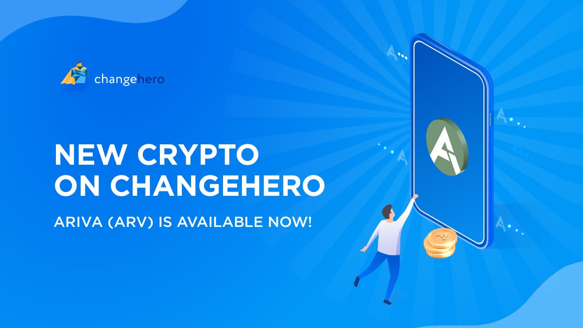 We’ve just listed #ARV! 🔥 ARV is a native BEP20 token of the Ariva blockchain. You can use it to pay for travel services and goods on the platform on favorable terms ✈️🍹 Prepare for a great vacation by exchanging ARV on our website 👇 go.changehero.io/Exchange_ARV #CHNewCoin
