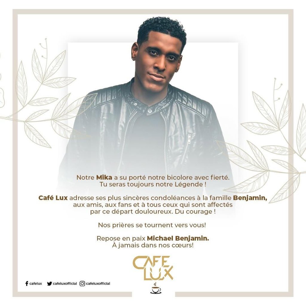 cafeluxofficial's tweet photo. À jamais dans nos cœurs notre Légende 🕊🤍

#cafelux #RIP #RIPLegend #Mikaben #mika  #accorarena #CarimiNation @mikaben509 #RestAndPeace https://t.co/YYdKdRm7CH