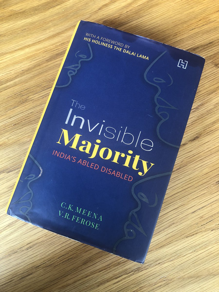 kalikabali's tweet photo. If there is one book that you read on #disabilityinIndia, read #theinvisiblemajority by #ckmeena and @VRFerose https://t.co/r6yGdpucVk