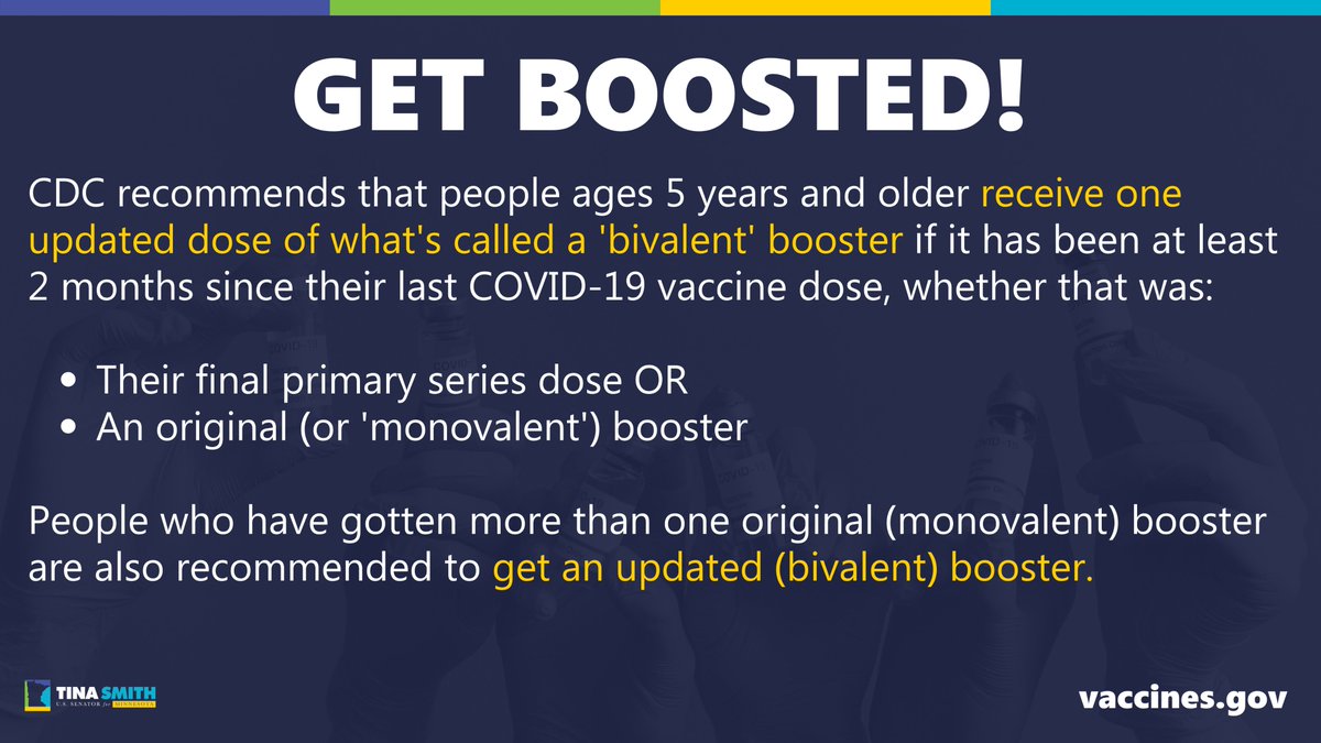 Minnesota winter means more time indoors and around others – help protect your loved ones by staying up to date on your COVID-19 vaccinations and getting boosted. Visit @MNHealth to learn more: bit.ly/3VC3FVC