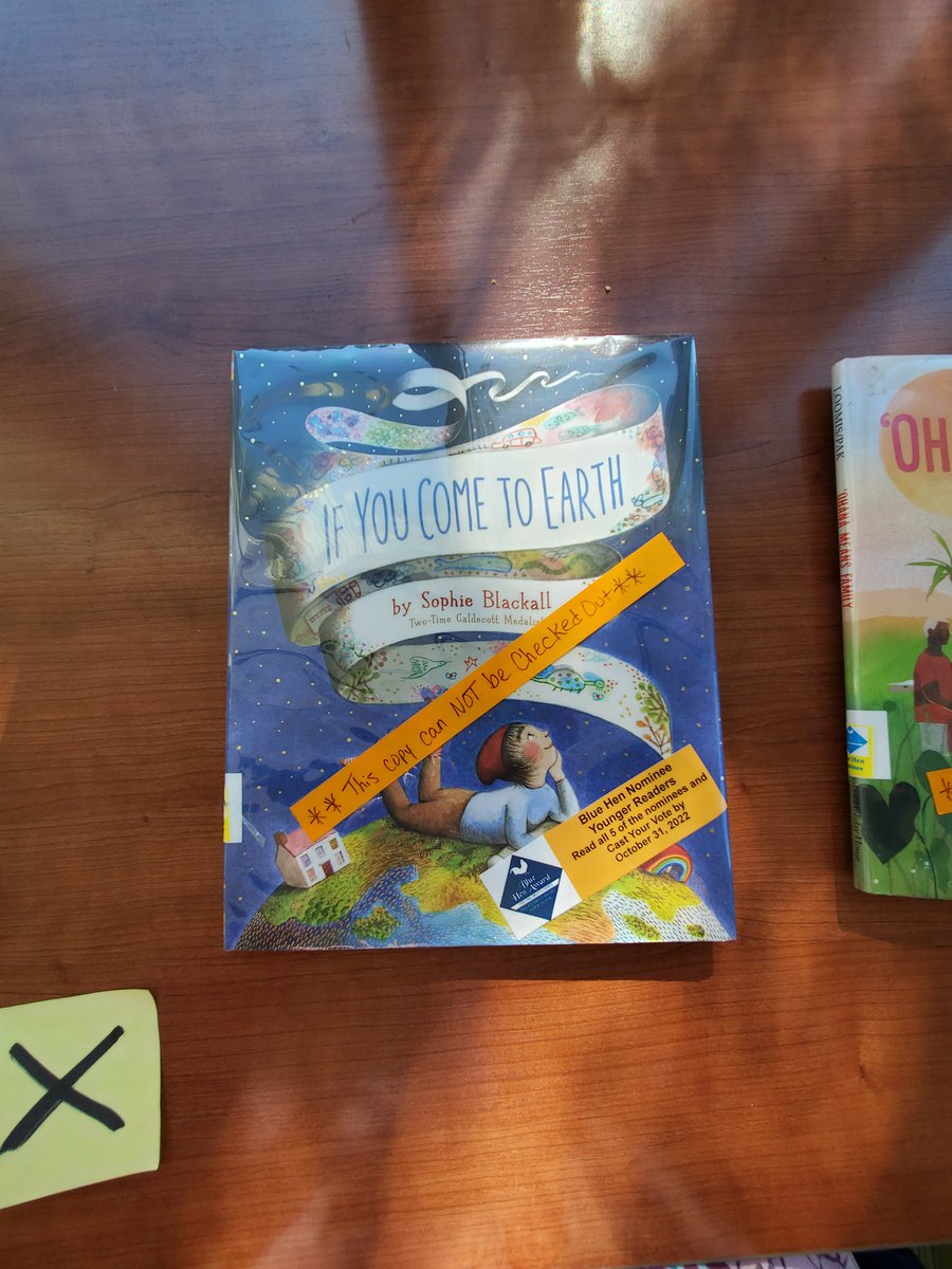 LibraryLadyTerr's tweet photo. If You Come to Earth by Sophie Blackall
There's a Ghost in This House by Oliver Jeffers

#HockessinLibrary #DELibraries #DestinationHockessin https://t.co/UwI3ioAZ2I