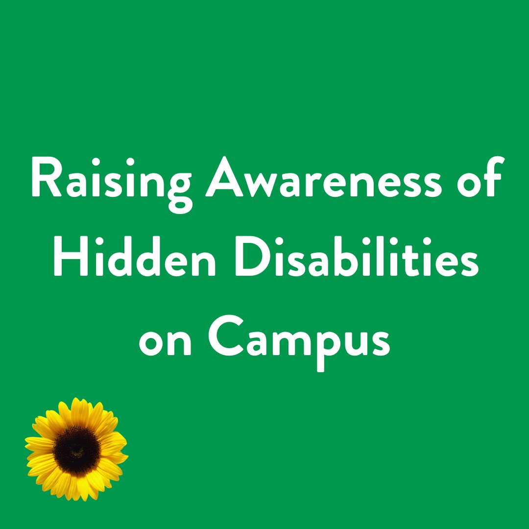 It's Hidden Disabilities week on campus, and your Disability Officer, Lauren Gilbert, is raising awareness and encouraging conversations around disability, particularly disabilities that may  not seem apparent when looking at someone. nusu.co.uk/news/article/H…