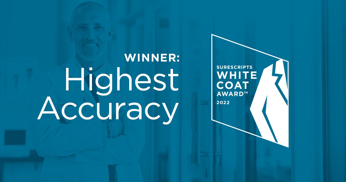 Big News!

NowRx has been awarded the 2022 <a href="/Surescripts/">Surescripts</a> White Coat Award™ - marking the second straight year it has been recognized as a leader in ePrescription accuracy!

Learn More: hubs.li/Q01pYWKw0 by <a href="/Surescripts/">Surescripts</a>

#pharmacy #business #pharmacist