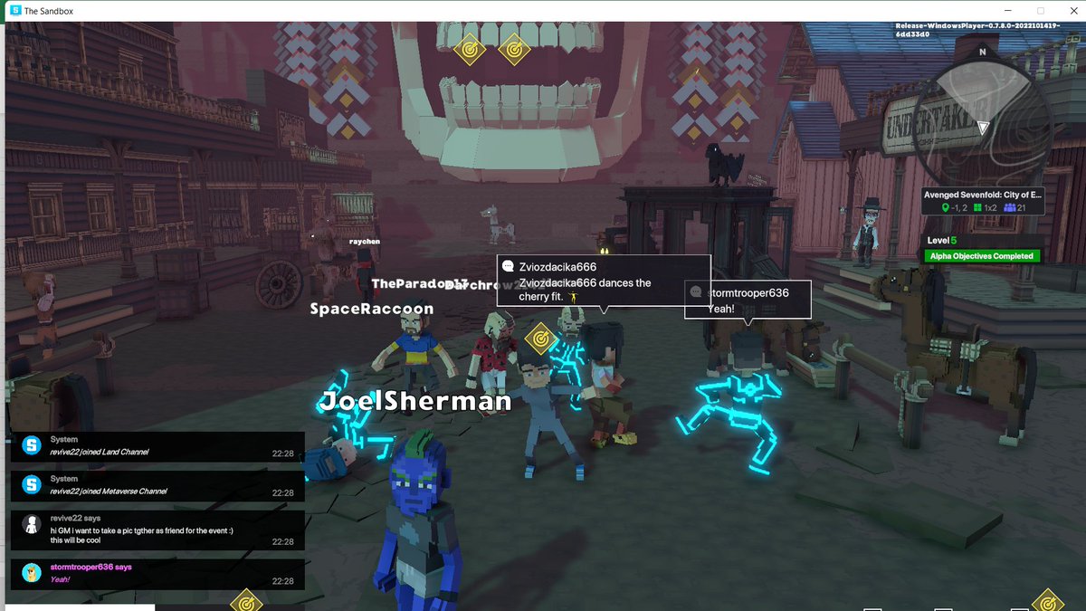 Jimmy99281142's tweet photo. @TheSandboxGame @TheOfficialA7X I just participated in the Avenged Sevenfold Giveaway for a chance to win a Season 3 Alpha Pass! Check out my screenshot below! 👇

@stormtrooper636 @SpceRaccoon taking pic with these awesome guys https://t.co/TTZWwbBprC