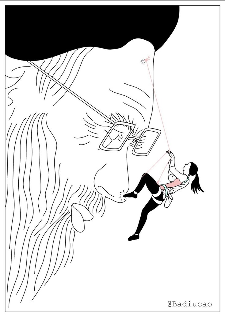 Omid_M's tweet photo. Brilliant! This is for Elnaz Rekabi, an Iranian Climbing athlete. In the recent Asian Climbing Championship in South Korea, she refused to wear a Hijab. That comes with consequences. Her act of bravery touched millions of hearts. #MahsaAmini #مهسا_امینی #IranProtests2022 https://t.co/S8x8oUsCjh