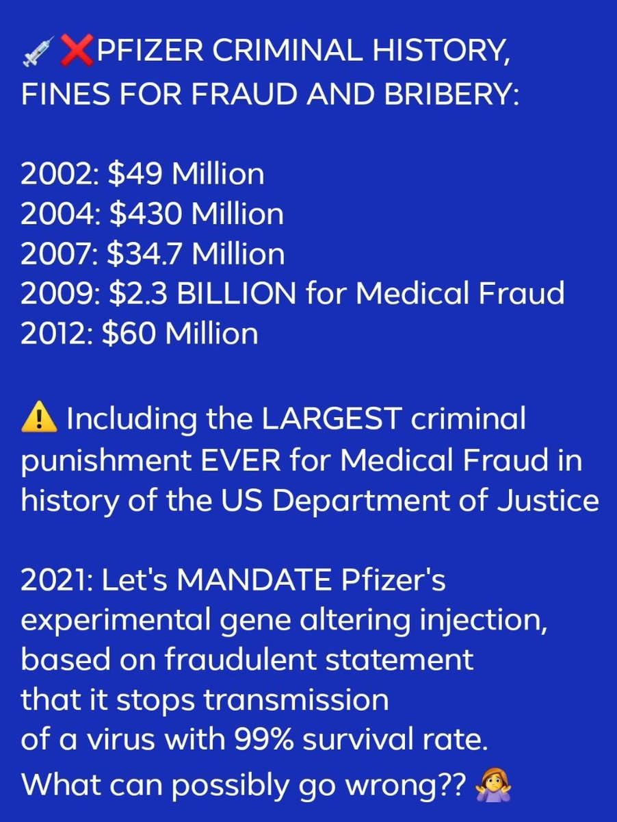 tanyahajek's tweet photo. @DrEliDavid ALL mandates based on FRAUD that 💉💉 stop #transmition. Time for criminal charges to be laid. https://t.co/h3hOCdSV47