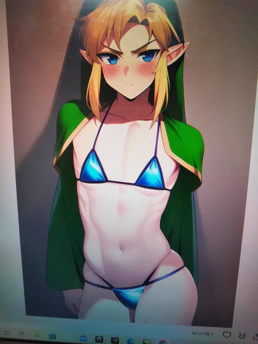 AIで生成したえっちイラスト、特に興味はないなーと思ってたけどたまたまリンクの絵がpixivで流れてきてちょっとだけわあってなっちゃった。くやしい(制作者はAI生成と書いてる) 