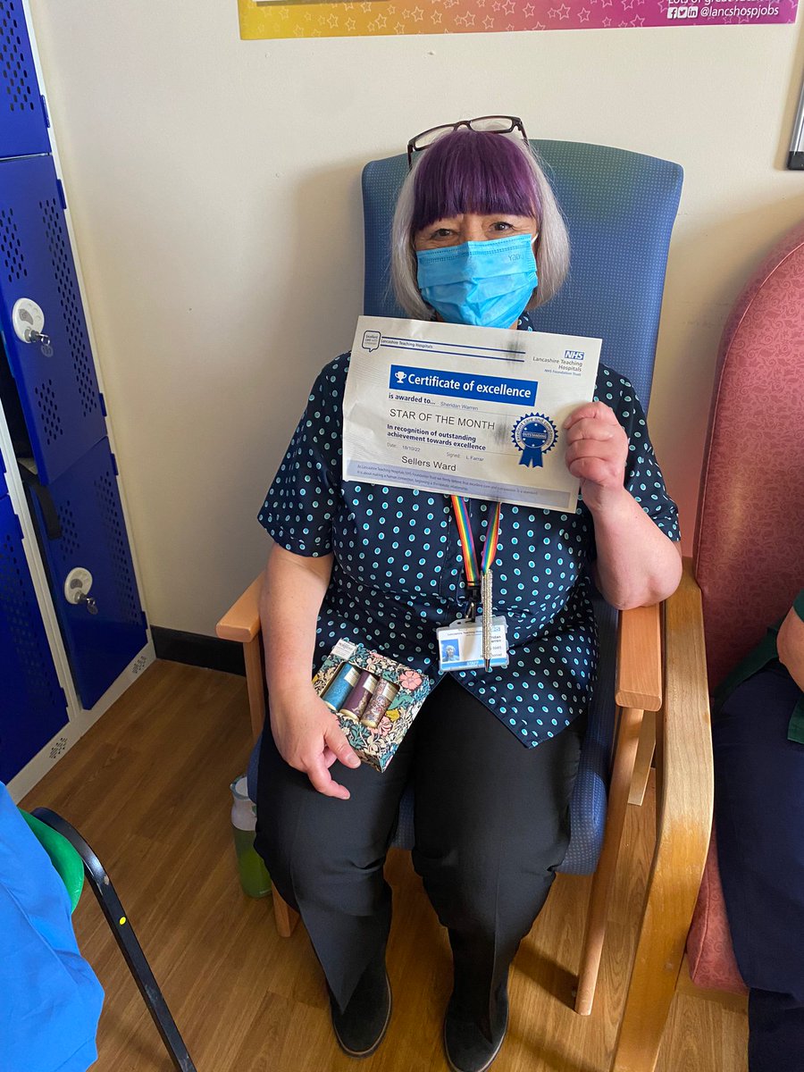 SurgicalCdhUnit's tweet photo. Special mention to our wonderful Ward Clerk Sheridan for being voted #starofthemonth Thankyou for all your hard work! @LouGill2005 @LancsHospitals #chorleyhospital #surgicalunit https://t.co/WS0n8A9r93