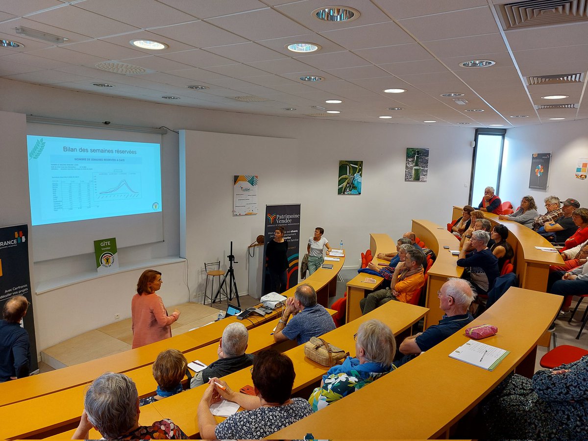 Soirée de bilan de saison estivale 2022 - stratégie - orientation des <a href="/Gites_Vendee/">Gîtes France Vendée</a>  <a href="/Cerfrance85/">Cerfrance Vendée</a> #partenaire <a href="/Gites_De_France/">Gîtes de France</a>