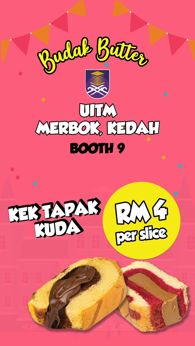 budakbutter's tweet photo. Ini antara promo kami di sepanjang event nanti! So boleh laa share kat kawan-kawan kat UiTM Kedah untuk support kami 2 hari kat sana! https://t.co/Pt3JfpJiaJ