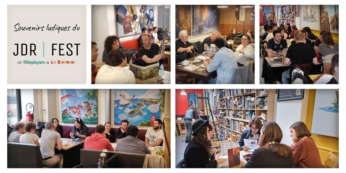 Le JDR | FEST fut un moment de partage réussi ! Merci à nos partenaires, merci aux maîtres de jeu, merci aux participant·e·s et merci à La Revanche !
#jdr #ttrpg #event #catslamascarade #sombre #pathfinder2e #callofcthulhu #nibiru #cityhall #vampirelamascarade #warhammer