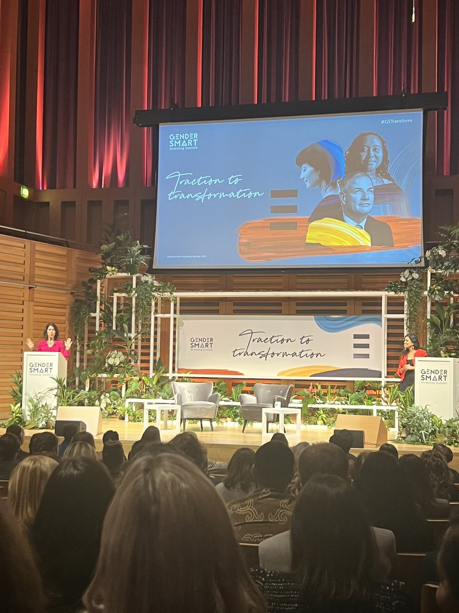 What a great day at @GenderSmartIS summit…so many great women working hard to push gender lens investing across all asset classes. So grateful to hold space with a global audience of amazing women! #GSTransform