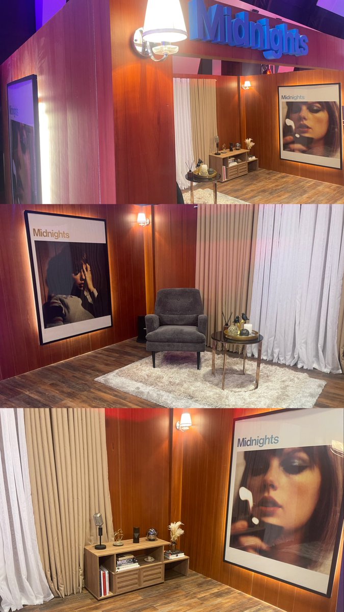 swifferupdates's tweet photo. 🕰️ | @UMUSICPH Unveils a stunning ‘Midnights Lounge’ for their upcoming listening party, in honor of @taylorswift13’s  #TSMidnights Album 🥳

Filipino swifties can vistit the set at UMUSIC fanverse, Podium Hall, Level 6, Podium #ARIAsTaylorSwift https://t.co/I0IOMd3cHs