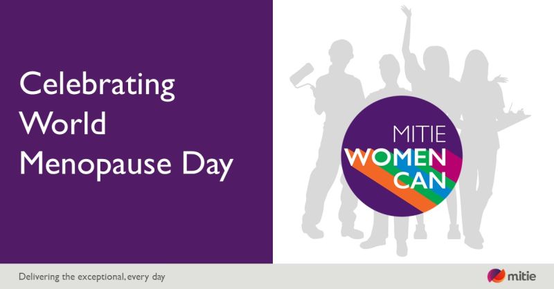 Today is #WorldMenopauseDay. At Mitie we know menopause isn’t just an issue for women, it's an issue for organisations, leaders and co-workers. This week we're hosting sessions with our colleagues to raise awareness, share experiences and offer support. #ExceptionalEveryDay
