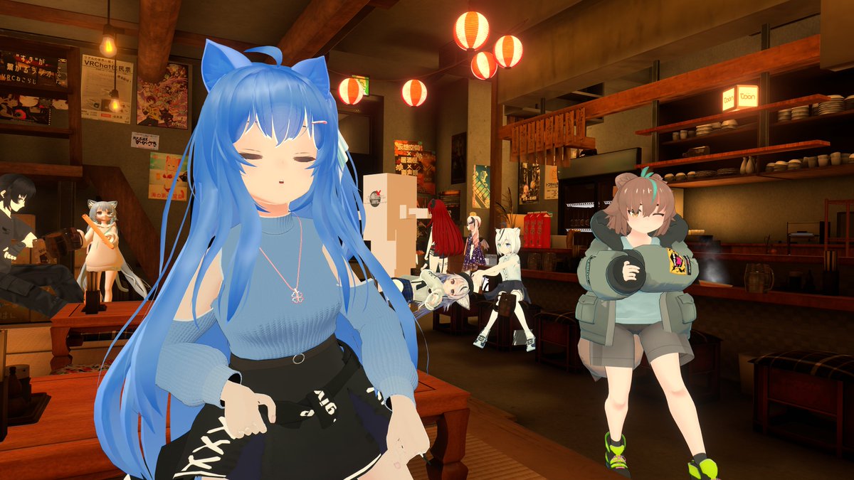ganero17's tweet photo. 今日の #VRChat
サバゲーからのビリヤード、そして酒場へ!
コソ練しなきゃ…
#VSGF https://t.co/xrRVotztCd