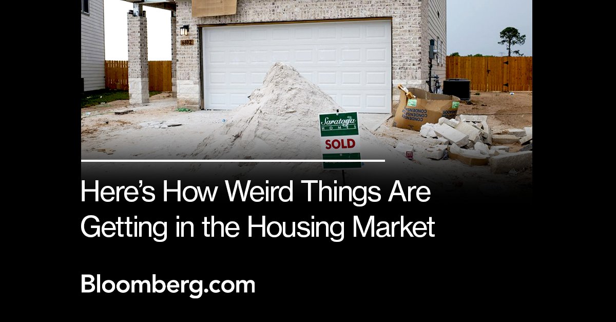 business's tweet photo. The housing market is getting (even) weirder.