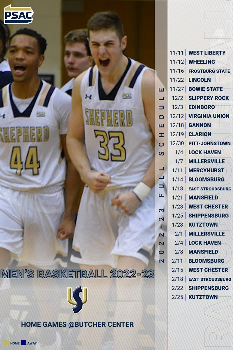 Shepherd Basketball tweet media