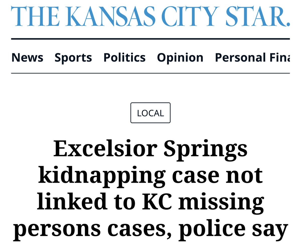 KCDefender's tweet image. At this point, white news outlets in our city are blatantly disrespecting &amp;amp; misleading the community. 

The woman who was held captive in Excelsior Springs said herself she was taken from Prospect in KC--whether there was a formal missing persons report was never the point.