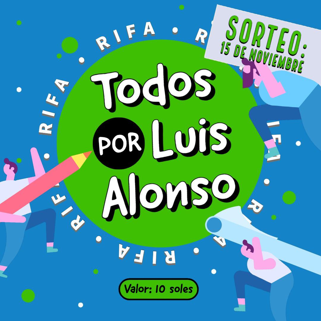 Luis Alonso Ruiz Laos está pasando por un momento de salud complicado.
El diagnóstico es el siguiente: tumores inoperables en el hipotálamo, encéfalo y silla turca que son curables. Para eso está llevando unos tratamientos que incluyen sesiones de quimioterapia. [Sigue]