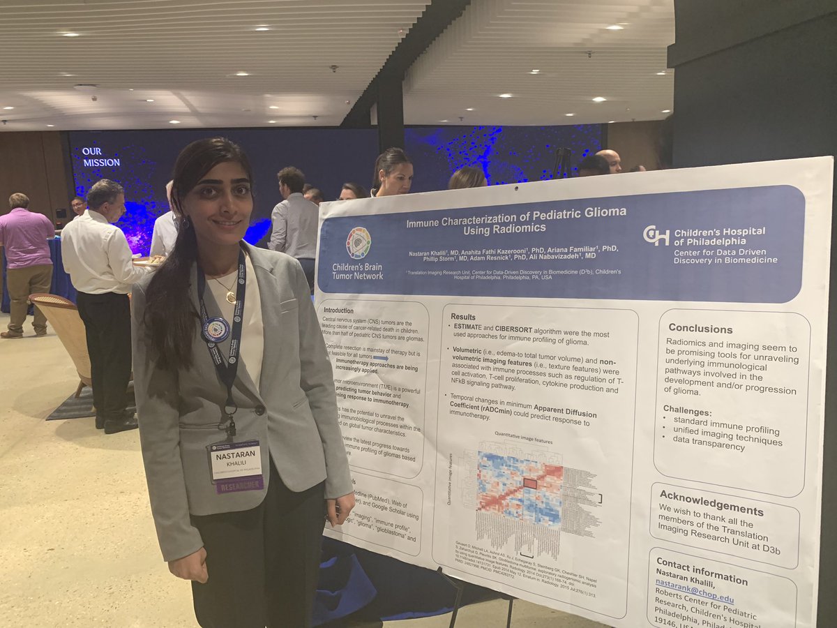 Ali Nabavizadeh (@ali_nabavizadeh) on Twitter photo Nastaran <a href="/NastranKhalili/">Nastaran Khalili</a> from our lab presenting her work on using radiomics for immune profiling of pediatric LGG @CBTNetwork. She joined us only 6 months go but is already a rising star ⭐️ <a href="/NeuroOncRadio/">BrainTumorImagingResearchGroup</a> <a href="/anahita_fathi/">Anahita Fathi Kazerooni</a> <a href="/FamiliarAriana/">Ariana Familiar PhD</a> Nastaran <a href="/NastranKhalili/">Nastaran Khalili</a> from our lab presenting her work on using radiomics for immune profiling of pediatric LGG @CBTNetwork. She joined us only 6 months go but is already a rising star ⭐️ <a href="/NeuroOncRadio/">BrainTumorImagingResearchGroup</a> <a href="/anahita_fathi/">Anahita Fathi Kazerooni</a> <a href="/FamiliarAriana/">Ariana Familiar PhD</a>