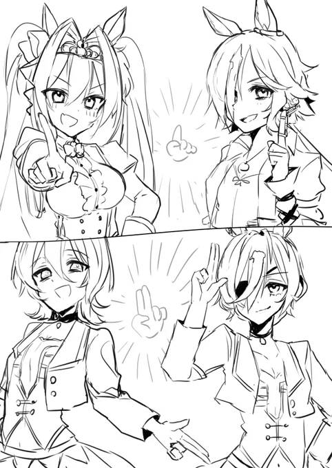 親子でそこまで似せてるの??????
#ウマ娘 