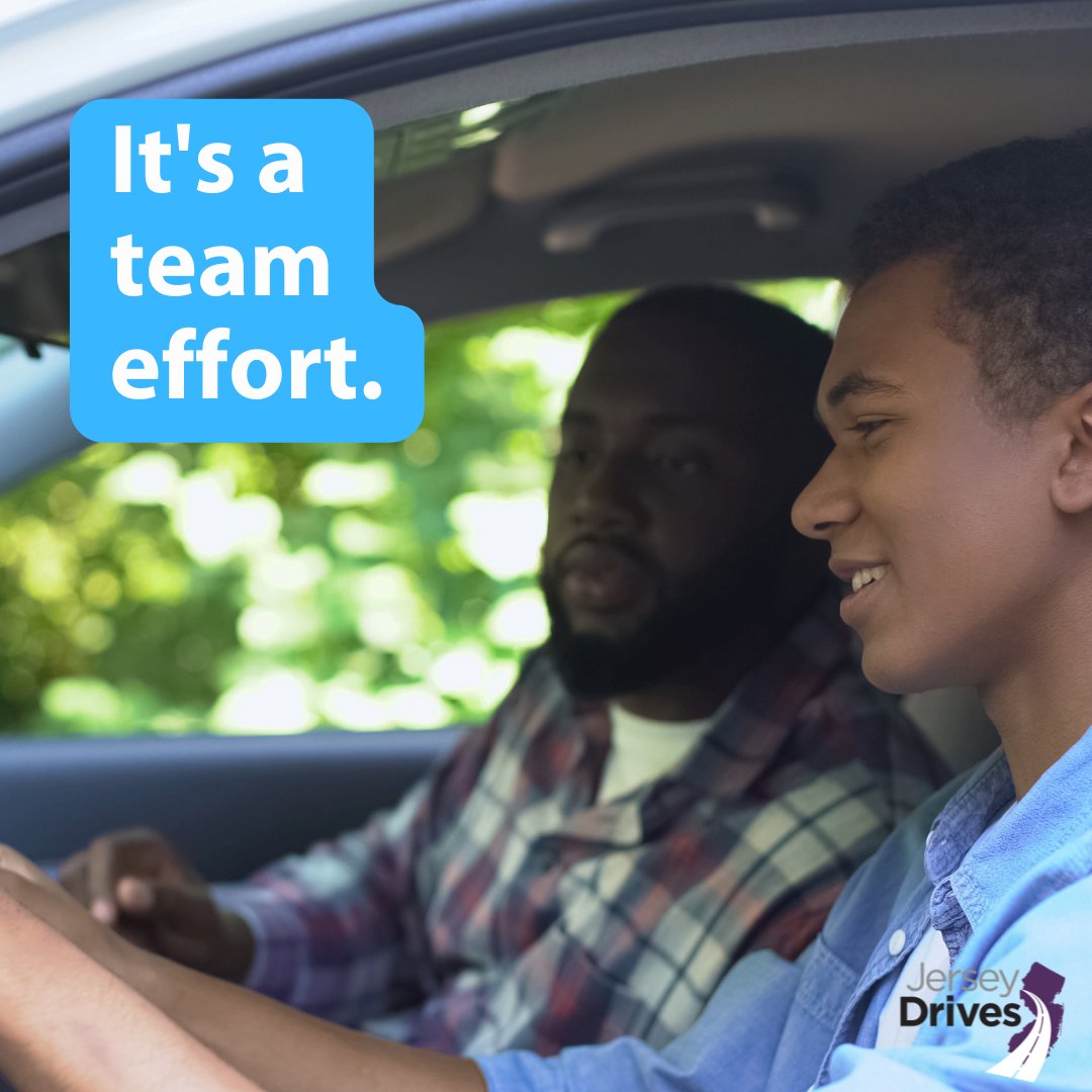 Teen drivers aged 16 through 19 are almost 3 times as likely to be in a fatal car crash as drivers 20 or older. Parental involvement in a teen's driving habits can reduce this risk. More tips for teens at jerseydrives.com/teens.