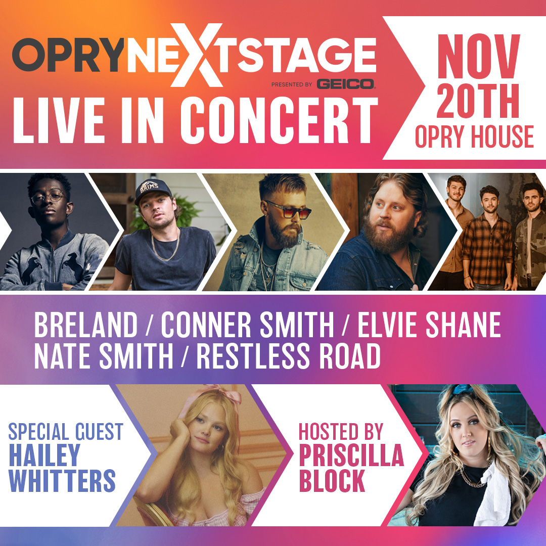 Come and see me at the @opry on November 20th!! Tickets on sale now: opryent.co/3CFAF6W