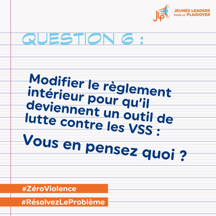 Jeunes Leaders pour le Plaidoyer tweet media