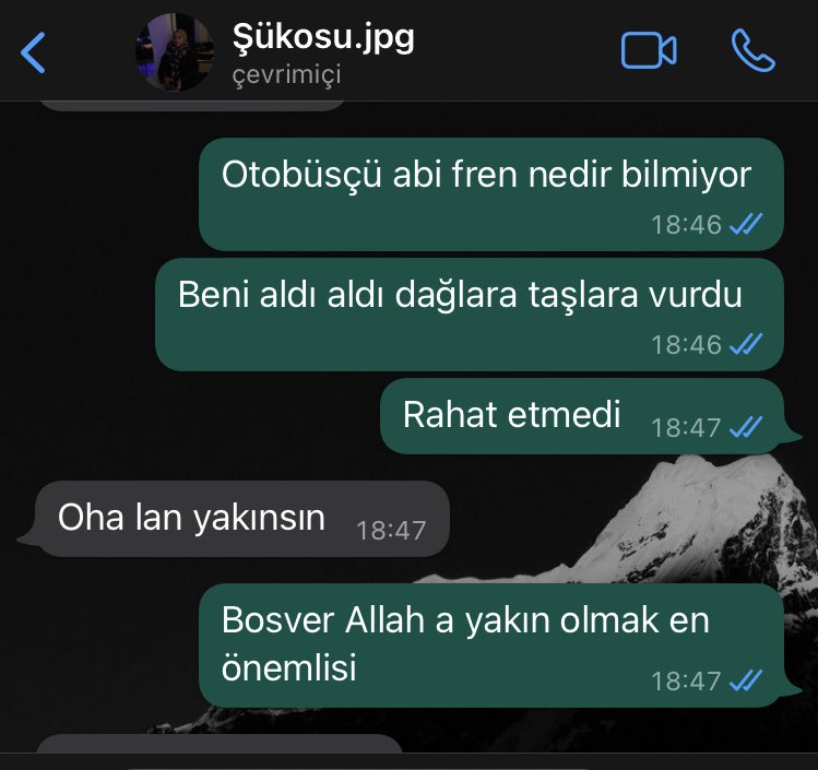 Bir takım sohbetler @sukran_kahriman