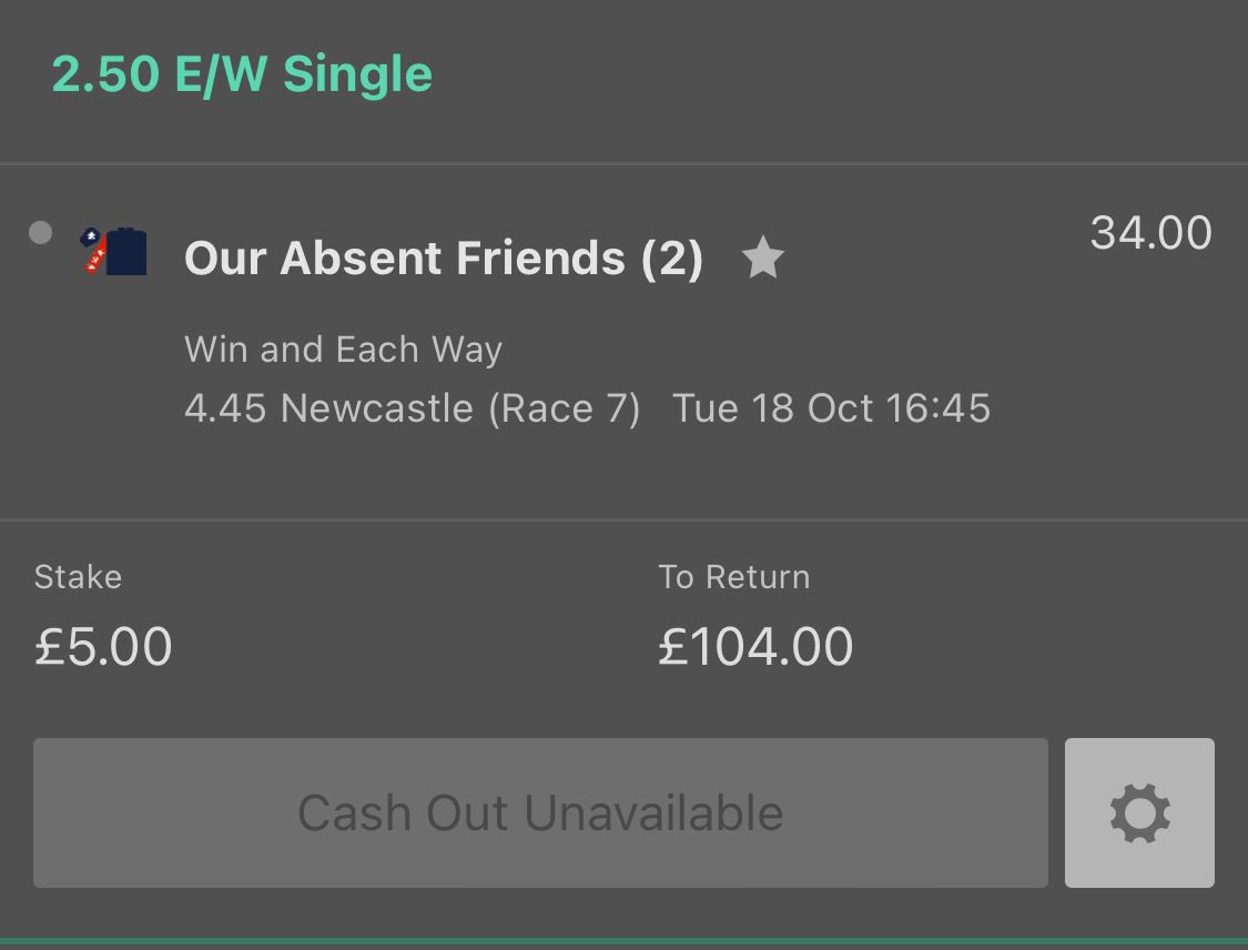 PostTimeBetting's tweet photo. That another winner 🤣 today makes up for a poor weekend https://t.co/aJcOyGutve