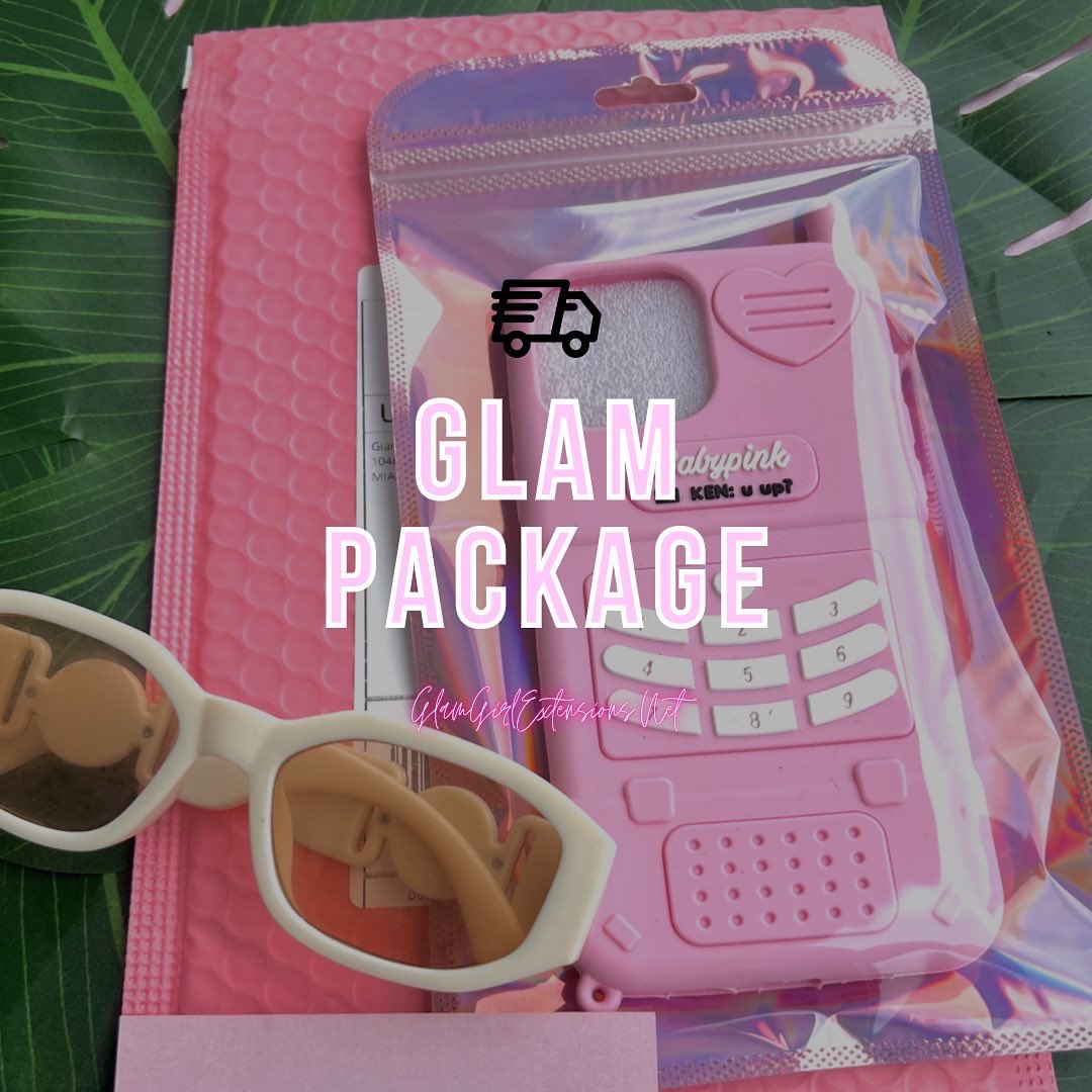 GGExtensions_'s tweet photo. good morning my luvs 💗 this #GlamDoll did not come to play! Our ‘Hotline Bling’ phone case x ‘Sadity Tingz’ sunglasses are top tier accessories that you absolutely need to add to your cart today!😍 https://t.co/zUMFDMcZRv 🛒 https://t.co/Ohh5wHyh4T
