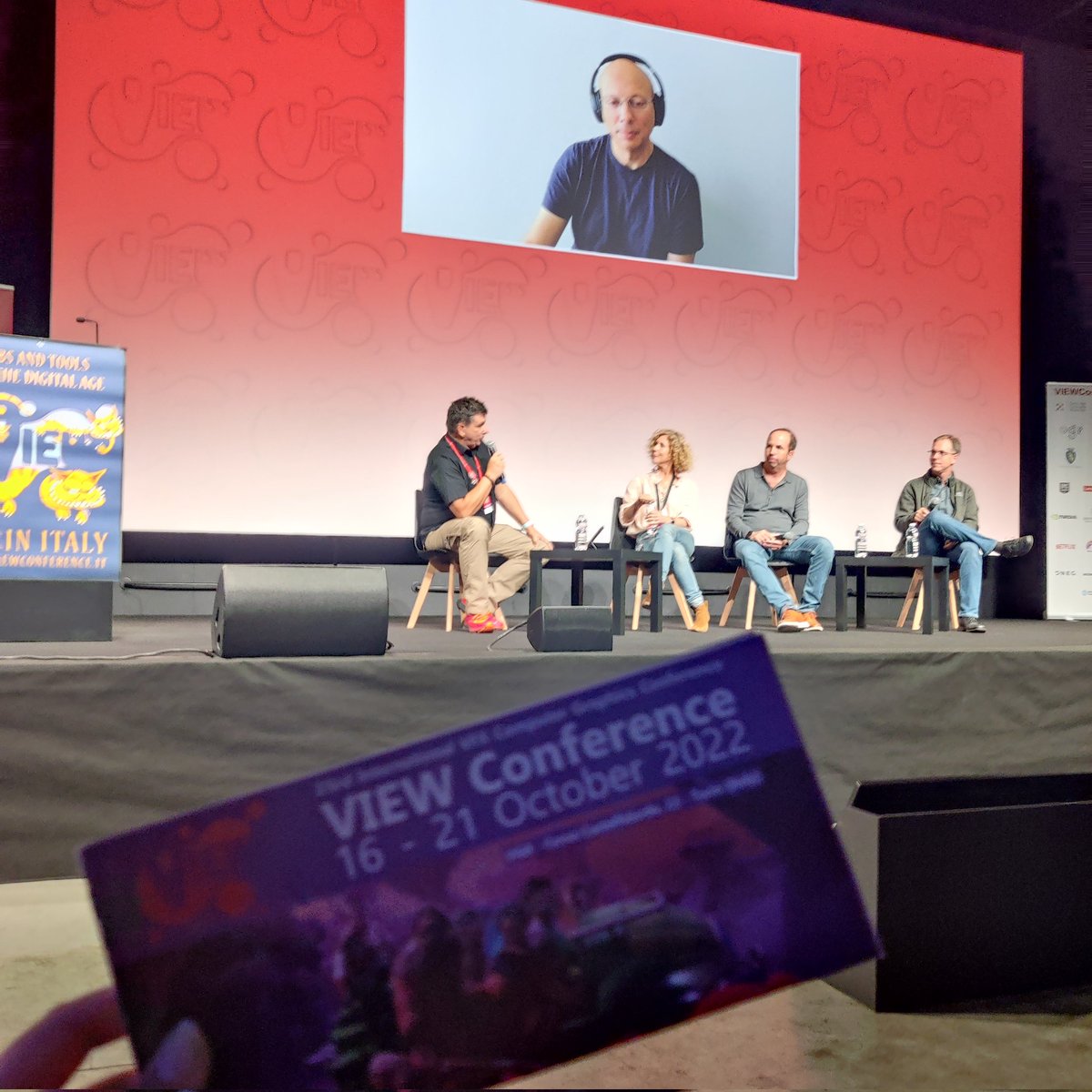 GiadaLeo_'s tweet photo. Building the open metaverse now at @ViewConference , the amazing talk in Fucine now!
Thanks for this amazing afternoon about metaverse!
#metaverse #viewconference2022 #marcpetit @marcpetit #visualeffects #vfx #digitalart #art #digitalproduction #digital #viewconference https://t.co/QGFa8t6Rcx