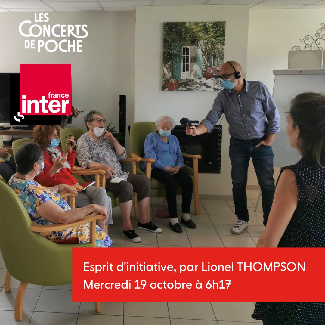 ConcertsdePoche's tweet photo. Les Concerts de Poche sur @franceinter📻
Le journaliste Lionel Thompson a participé à un #atelier Musique en chantier à Milly-La-Forêt (91) !
👉 Écoutez sa chronique #EspritDinitiative dans le #57Inter mercredi 19 octobre à 6h17 et en replay sur le site de Radio France. https://t.co/eLjkwr6NMR