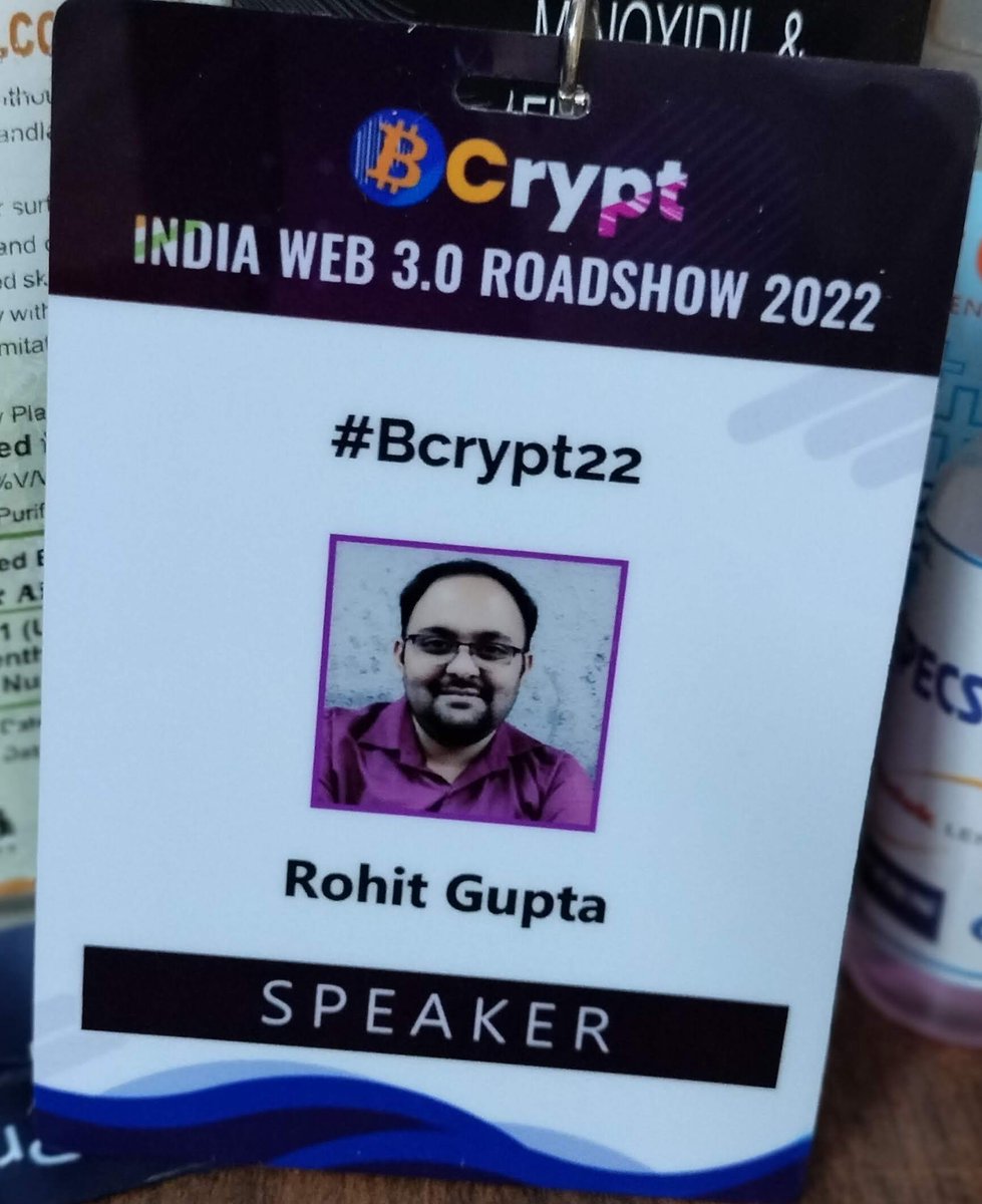 RohitGuptaWeb3's tweet photo. Speaking is something i am most passionate about. Finally i got the biggest chance of my life to speak at #BCryptIndia #BCrypt22. I spoke on "How to build #Crypto Wallets". Thanks to @CsharpCorner @mcbeniwal for giving me the chance. #CSharpCorner #CSharpCon2022 https://t.co/QCZbMlwnms