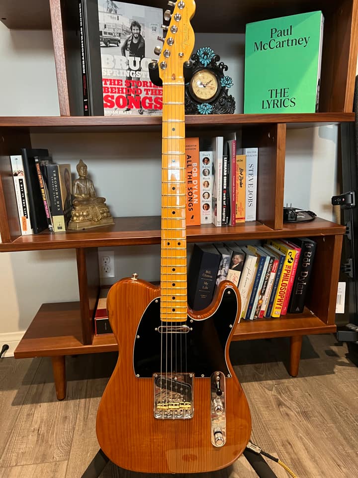 Time to share your #teletuesday pics with us. Here’s ours, sent in by John D. #elixirstrings #elixirtheoriginal #guitarplayer #guitarplayers #guitarstrings #telecaster #fendertele #fendertelecaster