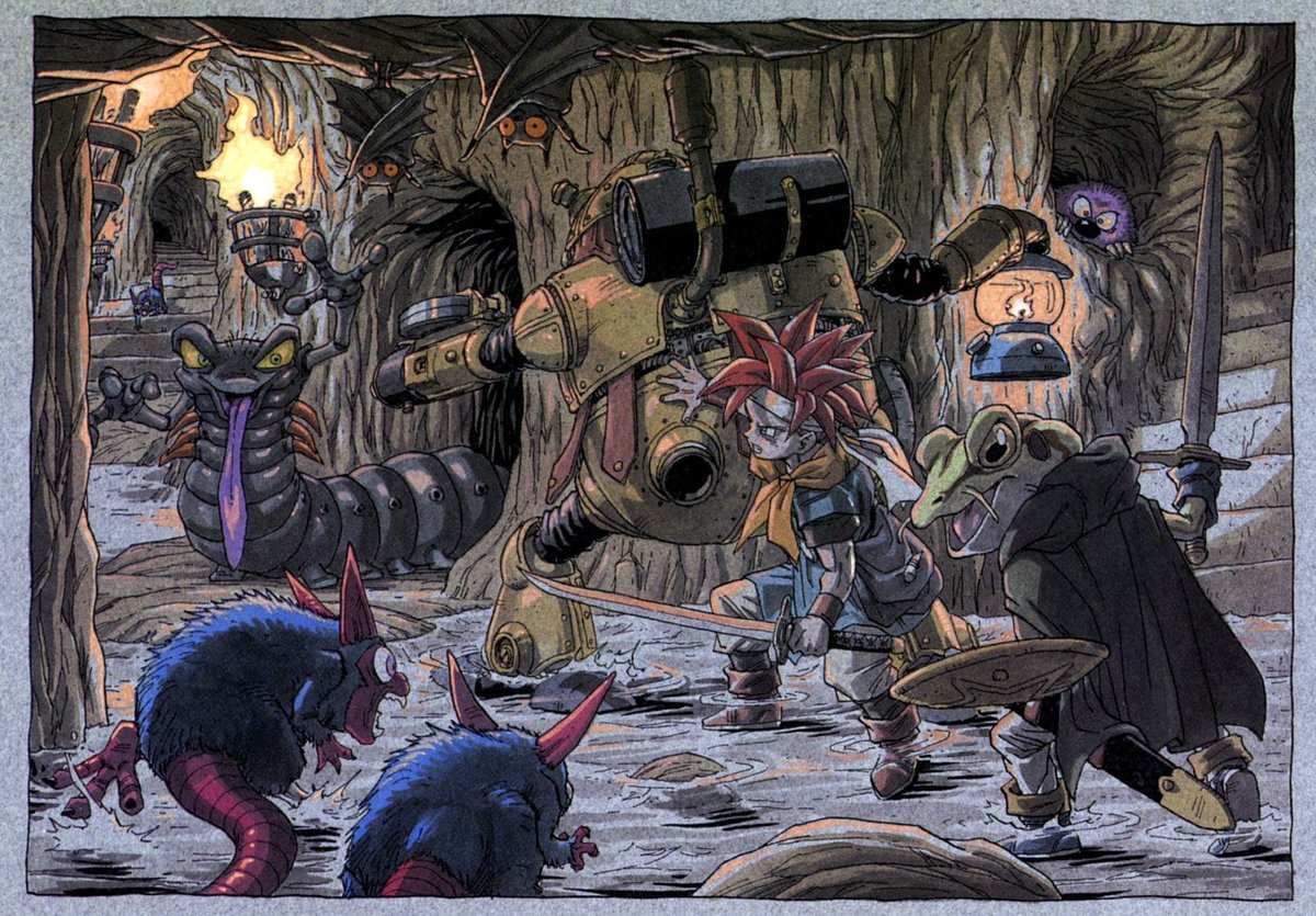 Today’s JRPG character of the day is Crono from Chrono Trigger!