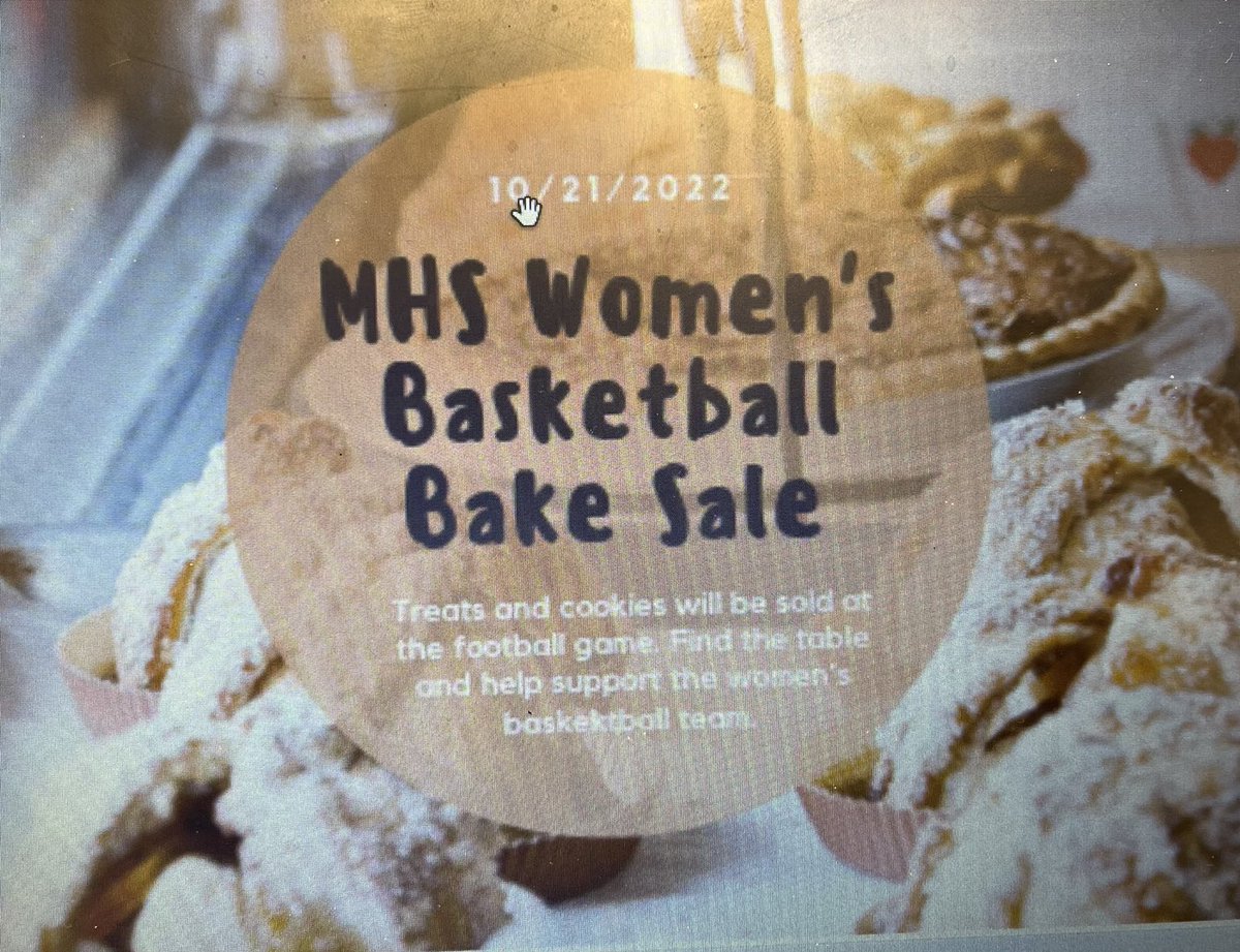 shelbyhillman33's tweet photo. Come support Maize High Womens basketball this Friday at the football game! We will be selling a variety of baked good items! #ladyeagles https://t.co/Fytp4UuvoW