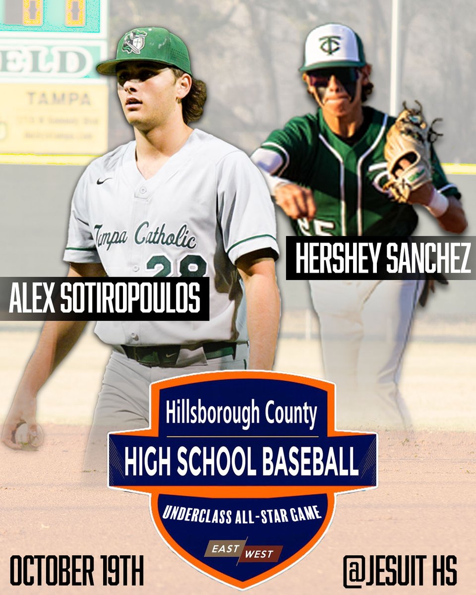 TCBASEBALL_27's tweet photo. 🚨All-Star Announcements 🚨

Alex and Hershey are on deck tomorrow night at Jesuit HS for the Hillsborough County #hsbaseball Underclassmen All-Star Game.

Come out and support our Crusaders as they compete against other top talents in the County. https://t.co/4IAJyKacaZ