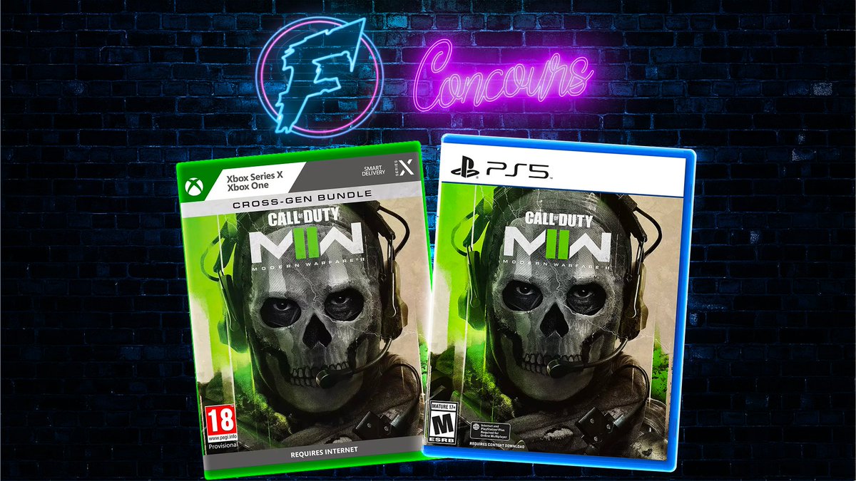 🎁 CONCOURS 🎁
Remporte ton #CallofDuty #MWII sur la plateforme de ton choix 🔥

Pour participer:
✅ #RT ce Tweet
✅ #Follow <a href="/MrFlapix57_YT/">Flapix 🧟‍♂️</a> 
✅ Identifie un ami à toi en commentaire

TAS: Dimanche 23 Octobre

Participe sur Instagram pour plus de chances 👉 instagram.com/flapixtv/?hl=fr