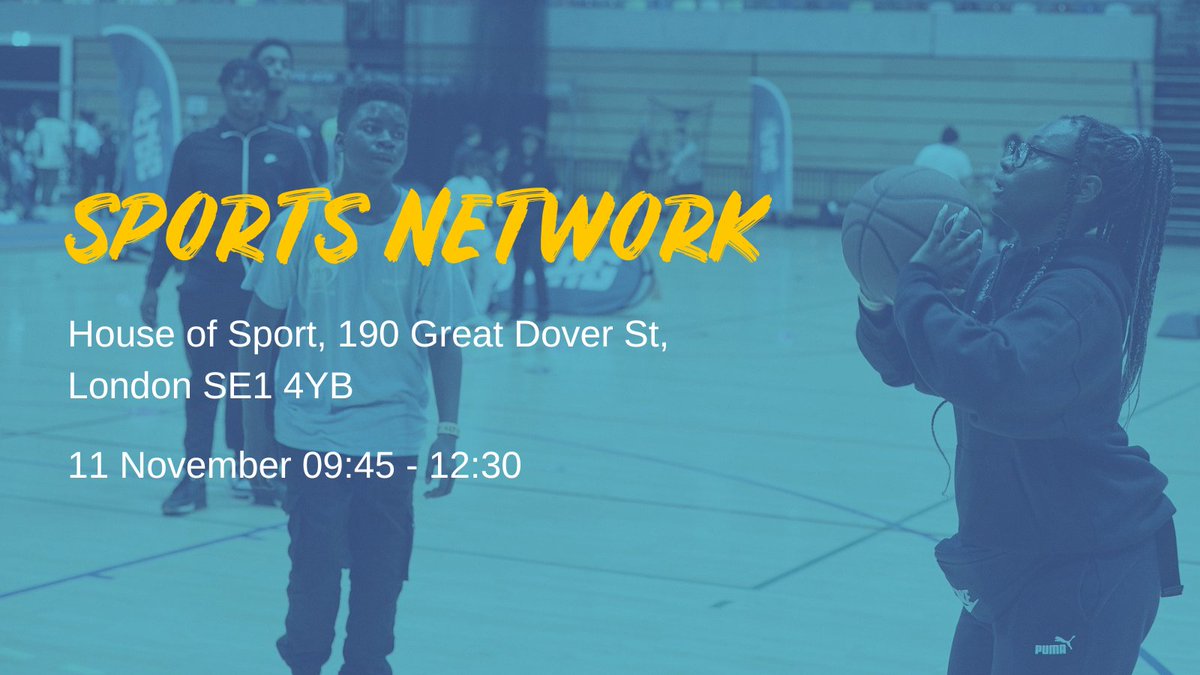 LondonYouth's tweet image. Join us for our upcoming Sports Network!

The theme of this network will be the Black experience of sport in London. Hear from a panel of youth professionals and athletes with experience of working with young Black Londoners.

Sign up here: londonyouth.org/event/sports-n…